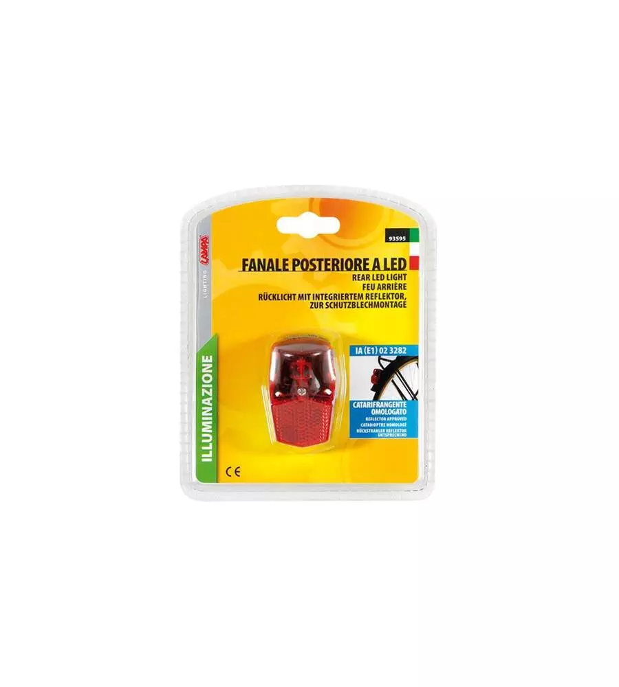 FANALE POSTERIORE PER BICI - A LED.  93595