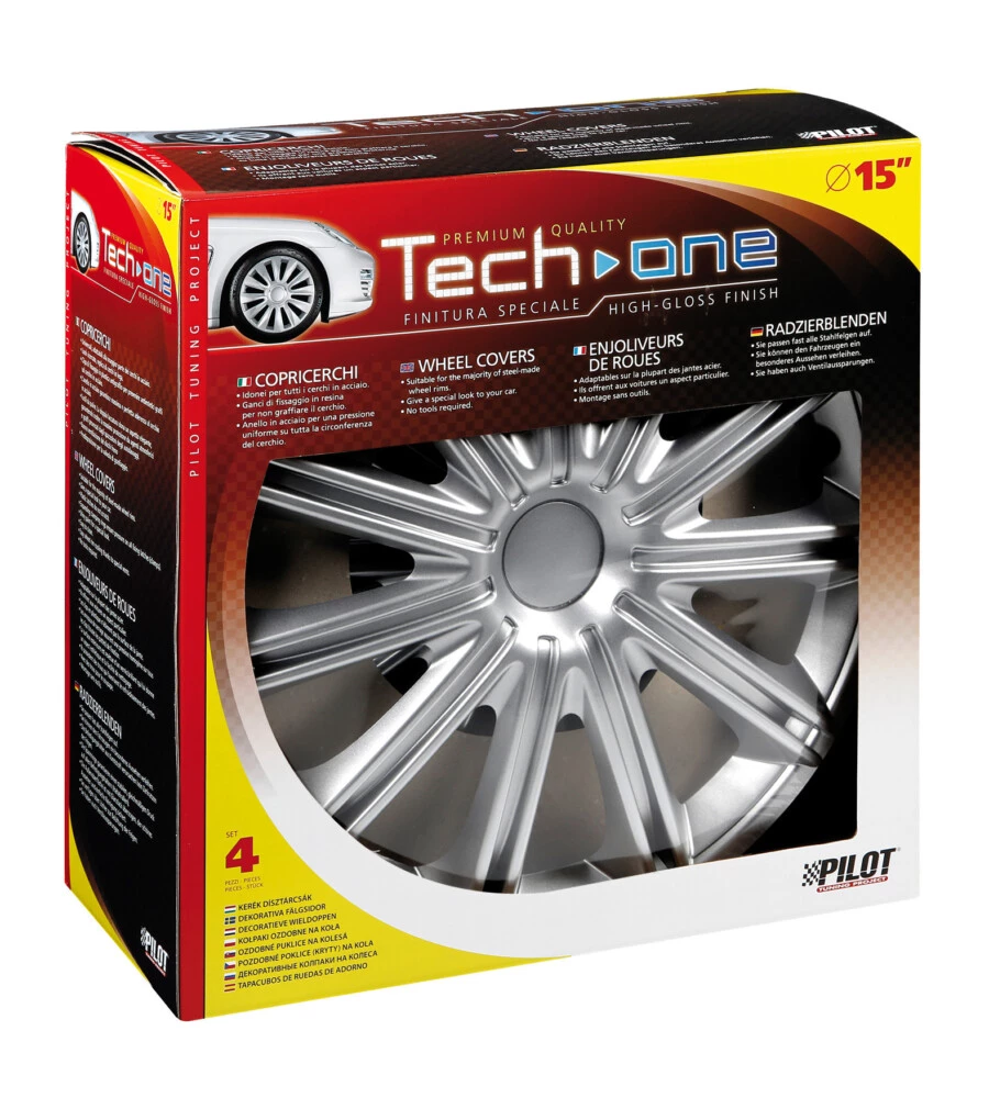 COPRICERCHI PER AUTO NERO - Ø 15"  31512