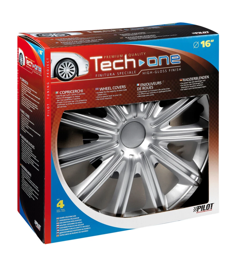 COPRICERCHI PER AUTO NERO - Ø 16"  31513
