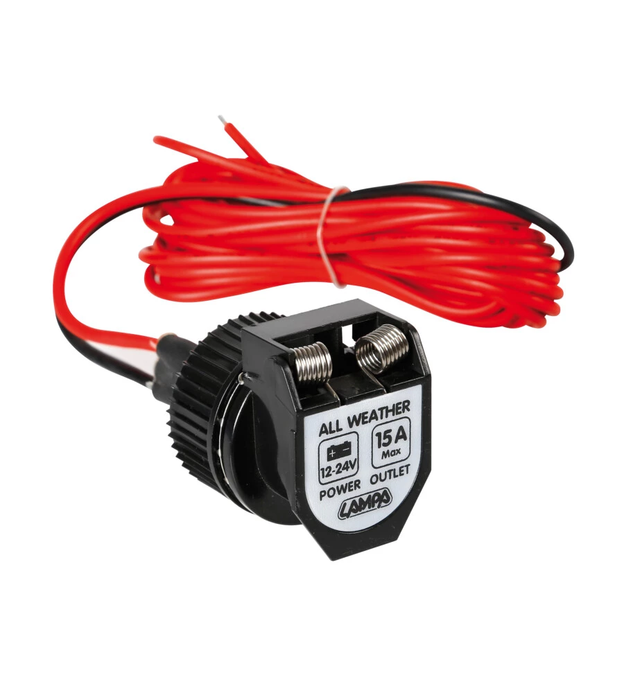 PRESA CORRENTE PER USO ESTERNO, 12/24V  38969