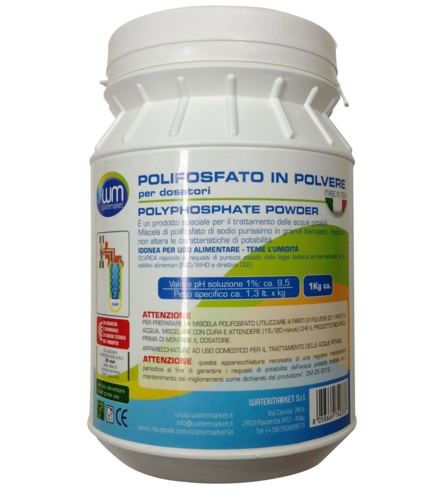 POLVERE POLIFOSFATO PER DOSATORI - 1 kg