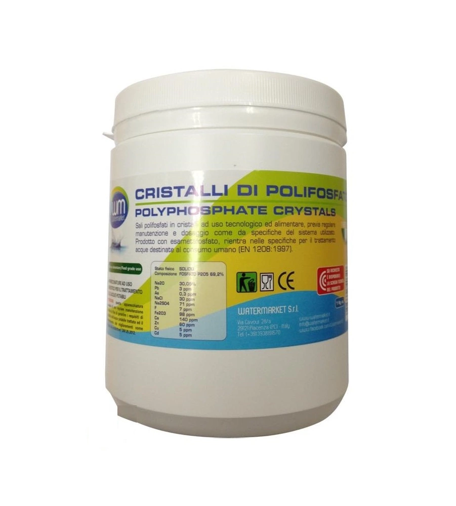 CRISTALLI DI POLIFOSFATO PER DOSATORI - 1 kg