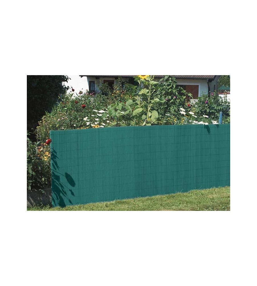 RECINZIONE DA ESTERNO IN PVC EUROGARDEN MONOFACCIALE VERDE 3X1,5 METRI