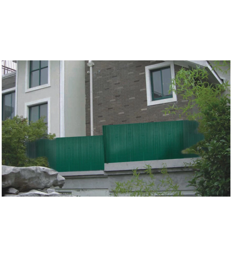 RECINZIONE DA ESTERNO IN PVC EUROGARDEN MONOFACCIALE VERDE 3X1,5 METRI
