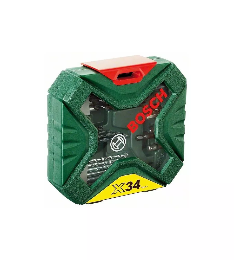 SET VALIGETTA PUNTE E BIT AVVIAMENTO BOSCH "X-LINE CLASSIC" 34 PEZZI