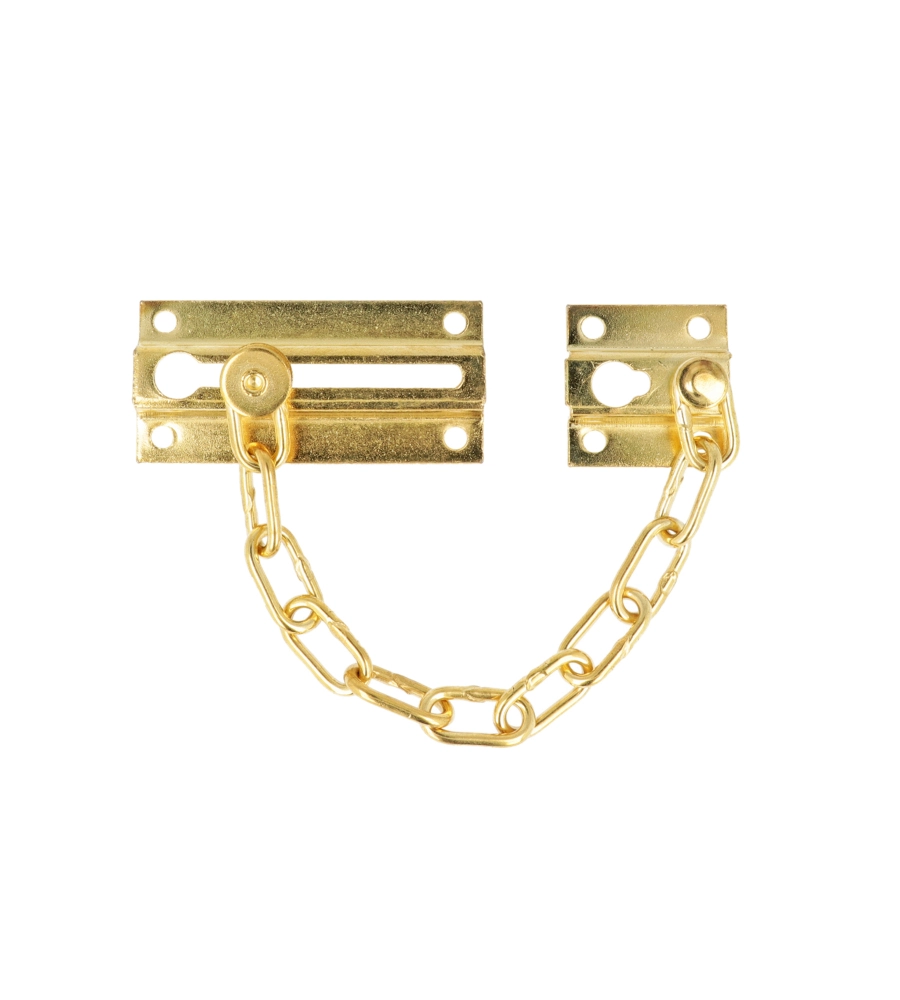 CHIUDIPORTA CON CATENELLA - FERRO OTTONATO - 1 PZ.
