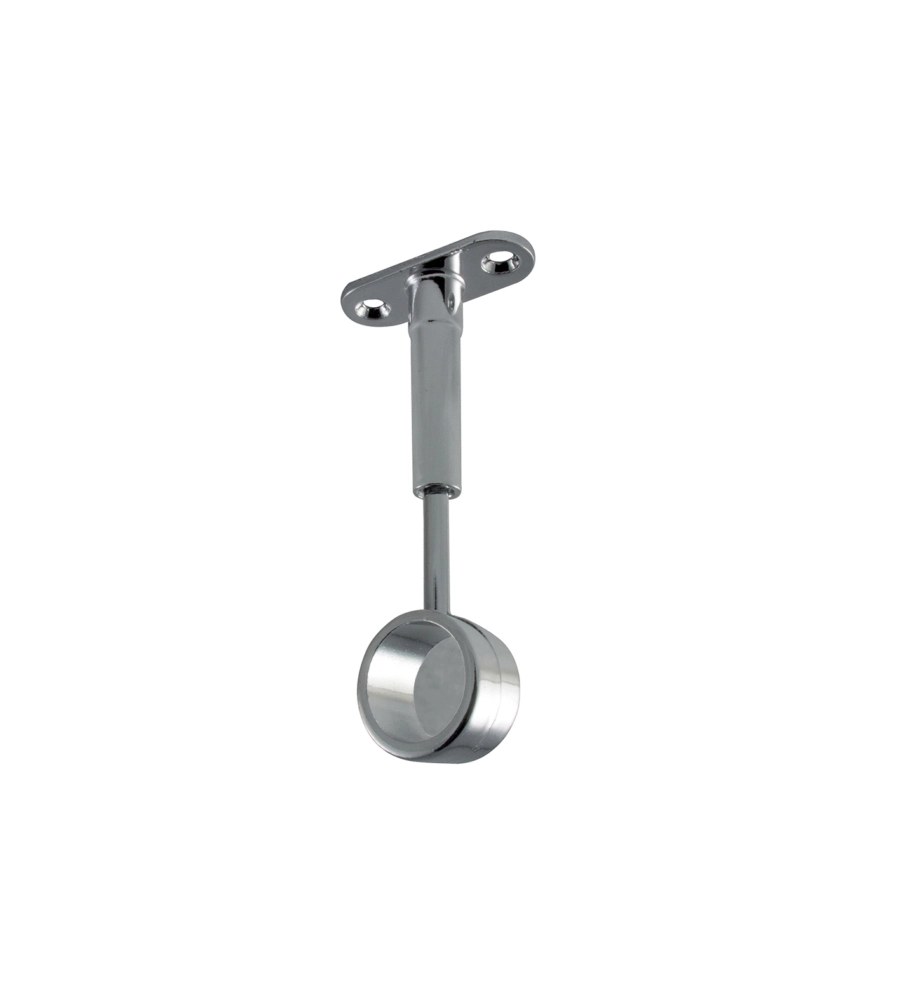 SUPPORTI CIECHI PER TUBO TONDO - CROMATO - 2 PZ.