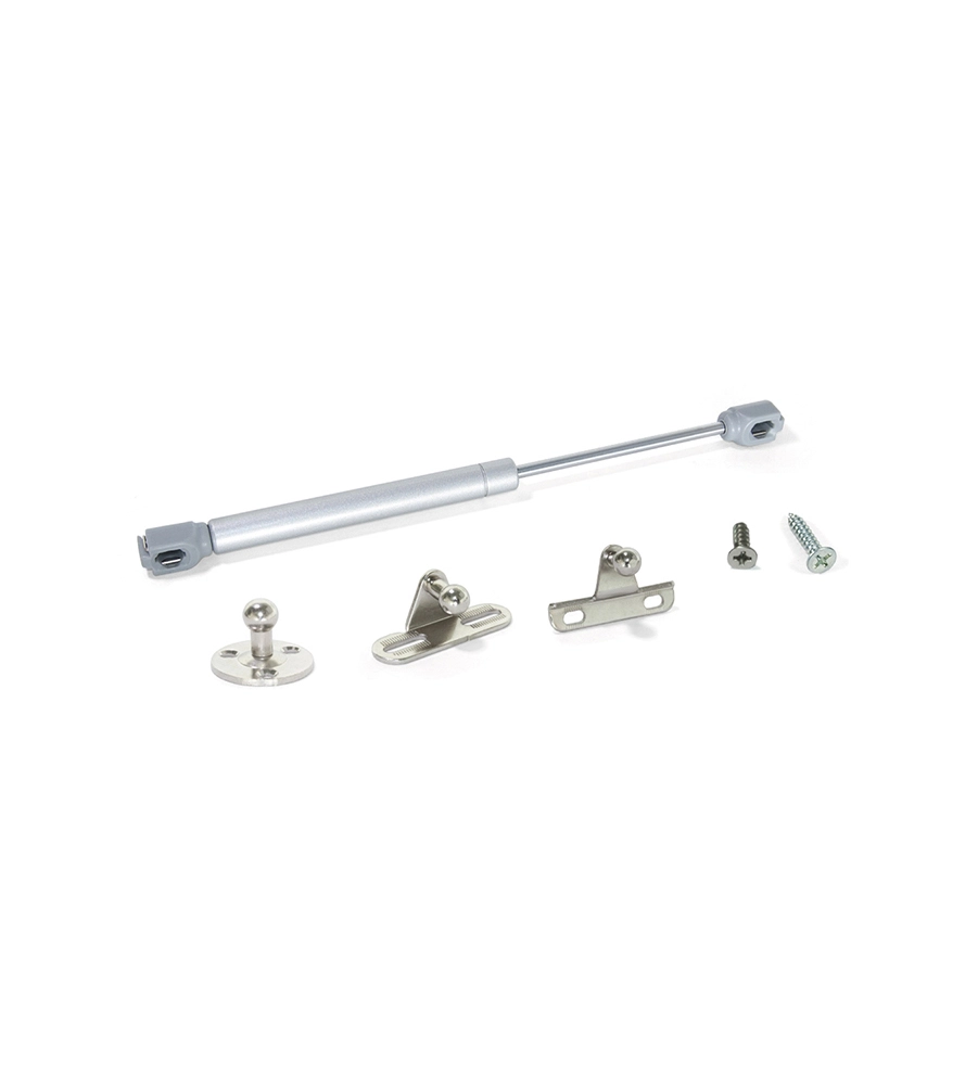 BRACCETTO A PISTONE A GAS - 895 X 20 X 305 MM. - GRIGIO ALLUMINIO