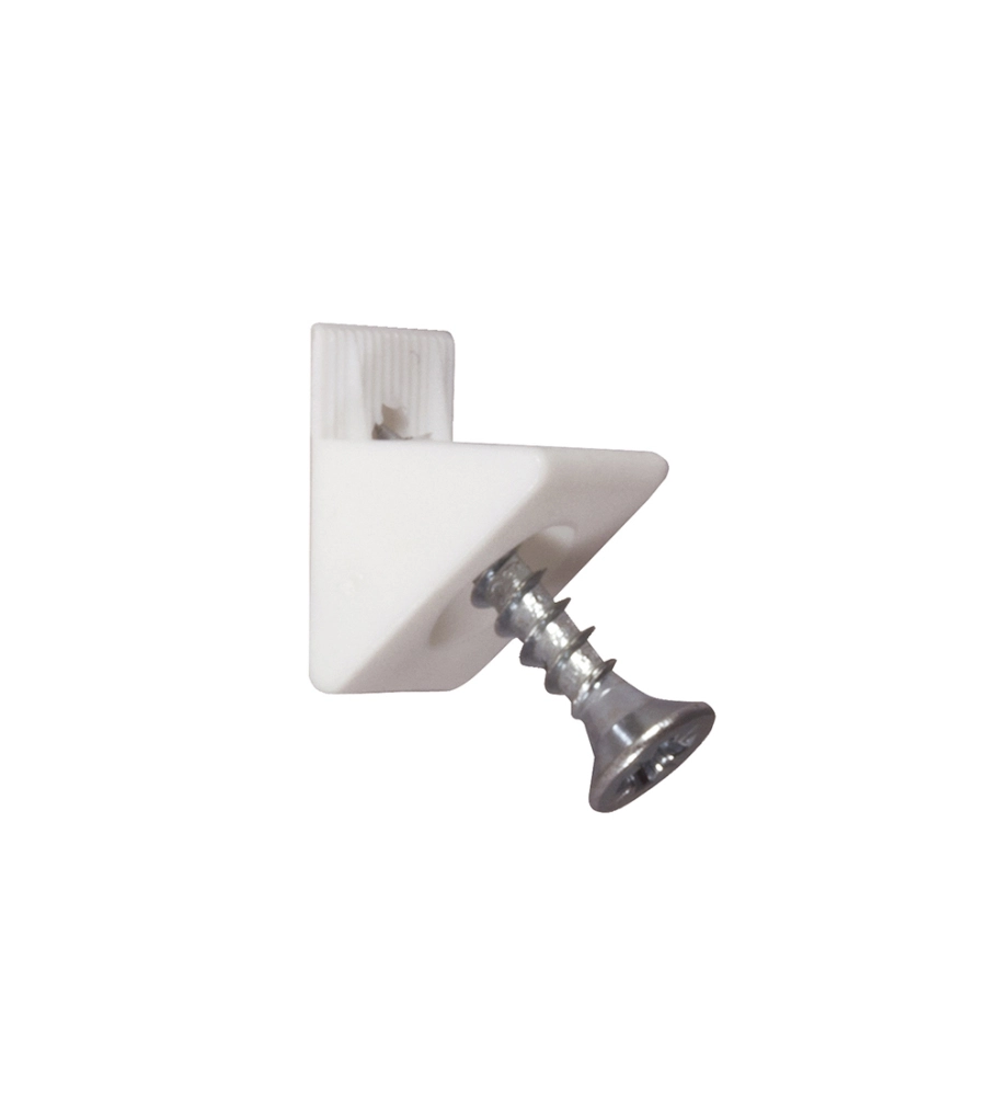 FERMASCHIENA CON VITE - BIANCO - 12 PZ.