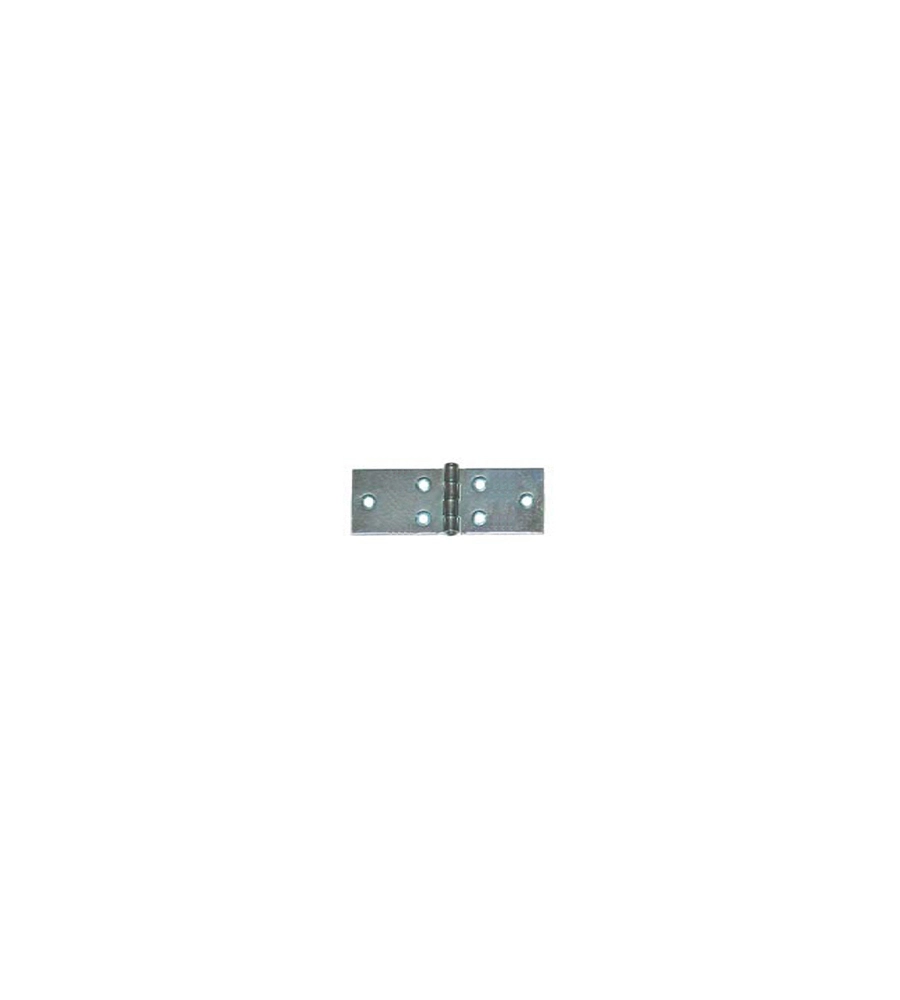 CERNIERE LUNGHE 80 X 25 MM. - ZINCATE - 4 PZ.