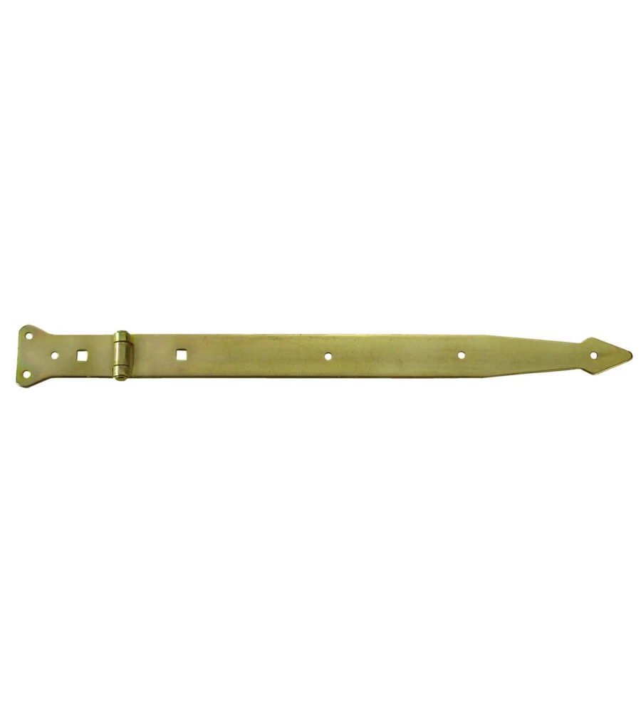 BANDELLA A CERNIERA, LEGGERA 250 X 35 X 2,5 MM. - ZINCATO GIALLO