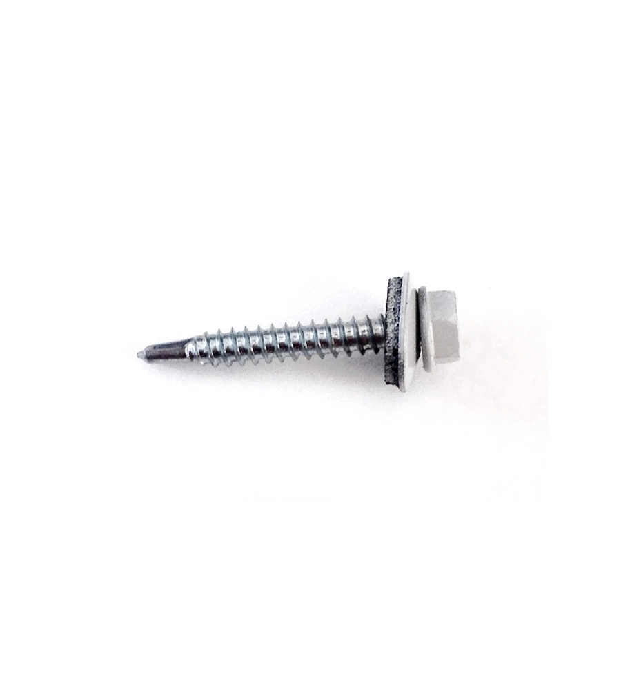 VITI AUTOPERFORANTI PER COPERTURE BIANCHE 4,8 X 35 - 100 PZ.