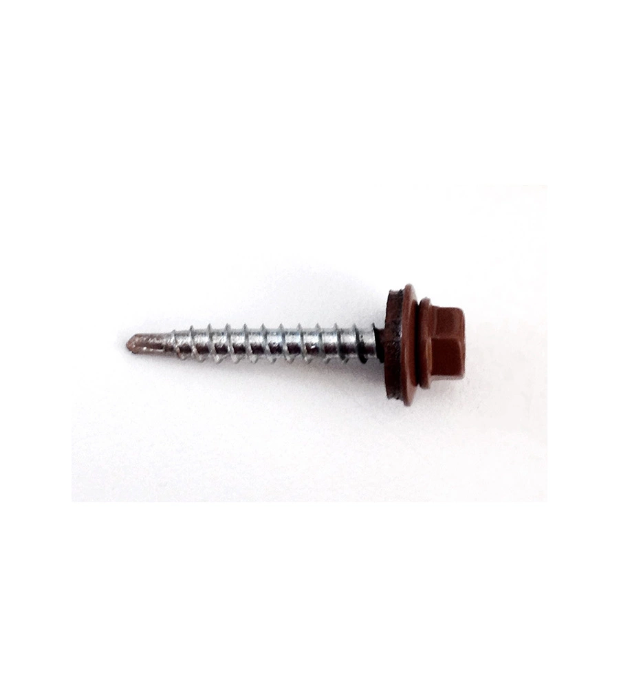 VITI AUTOPERFORANTI PER COPERTURE MARRONI 4,8 X 35 - 100 PZ.