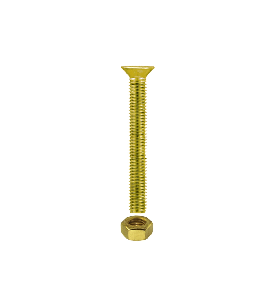 VITI PER METALLO T.P.S. OTTONE M6 X 30 - 6 PZ.