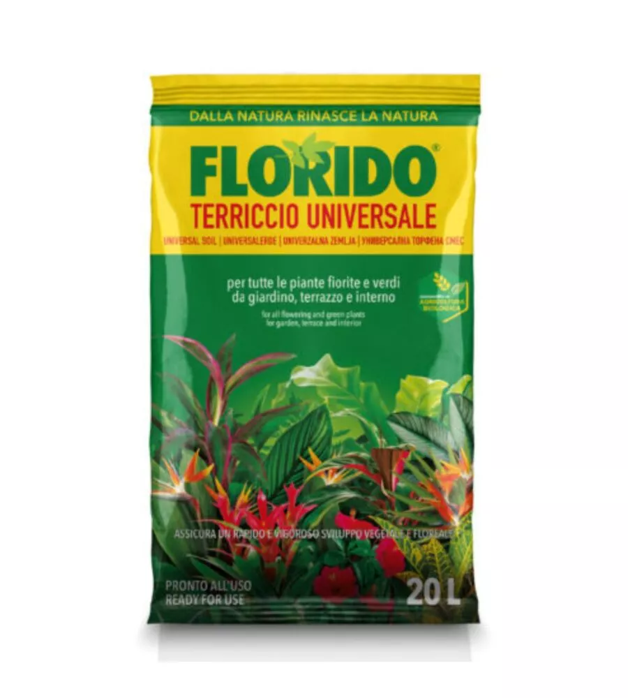 TERRICCIO UNIVERSALE NATURALE BIOLOGICO EUROTERRIFLORA 20 LITRI