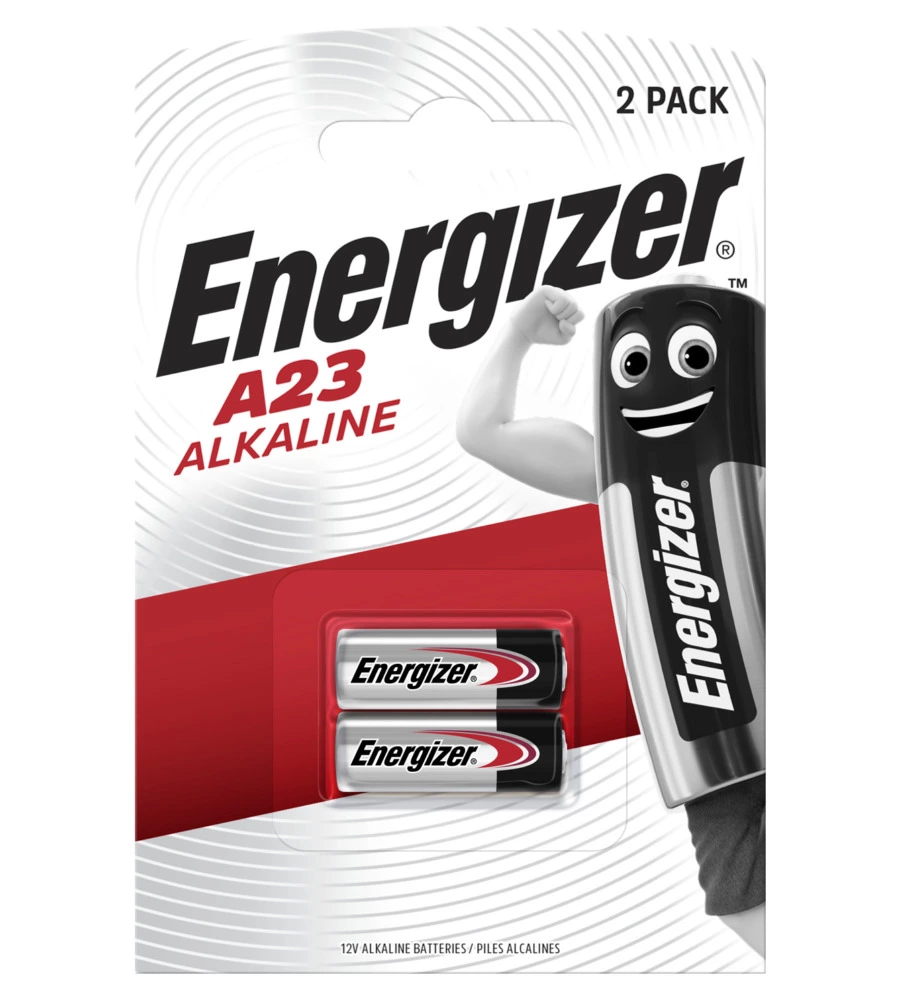BATTERIE ALCALINE ENERGIZER "ALKALINE" A23 2 PEZZI