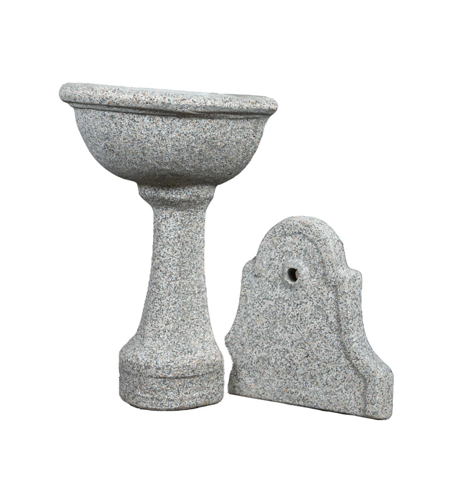 FONTANA DA GIARDINO A MURO "DRAVA", 53X35X120 CM - KAM