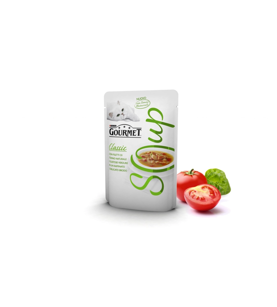 GOURMET SOUP CON TONNO & VERDURE - 40 GRAMMI.