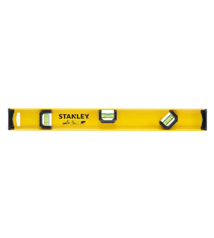 LIVELLA STANLEY IN ALLUMINIO CON PROFILO A "I", 45 CM