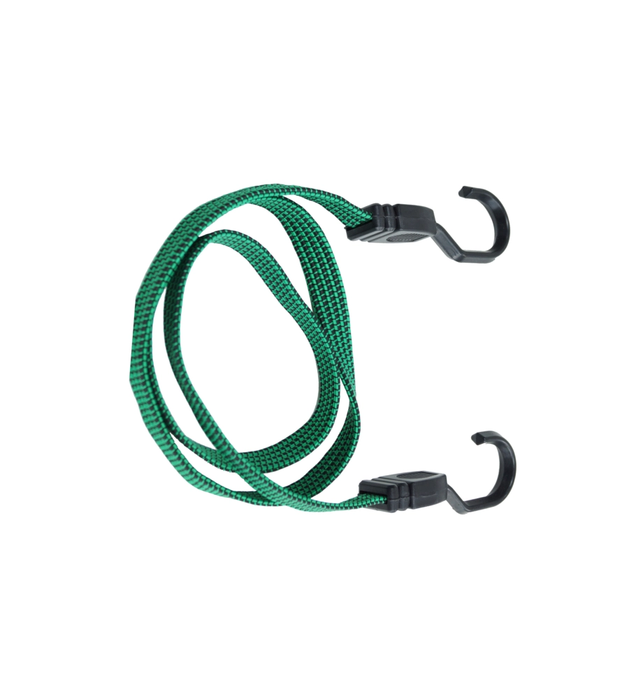 CAVO ELASTICO PIATTO Ø 20 X 700 MM. CON GANCI ACCIAIO PLASTIFICATO 2 PZ.