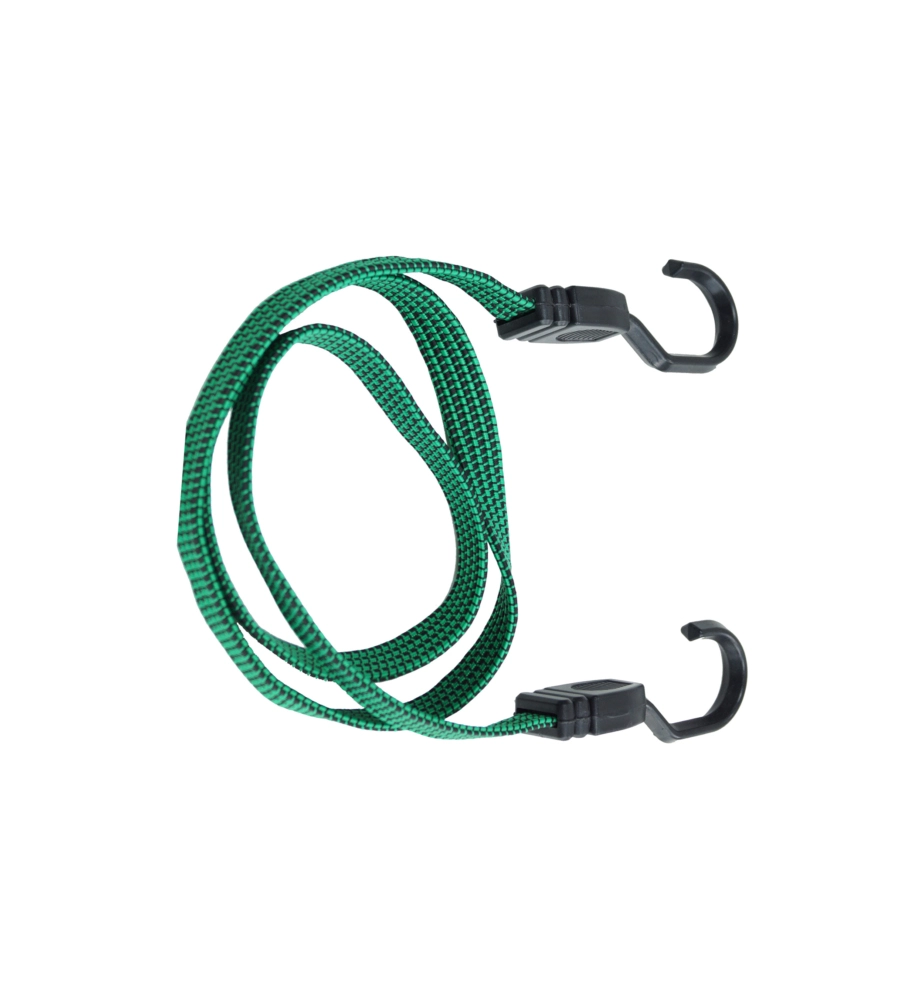 CAVO ELASTICO PIATTO Ø 20 X 1250 MM. CON GANCI ACCIAIO PLASTIFICATO 2 PZ.