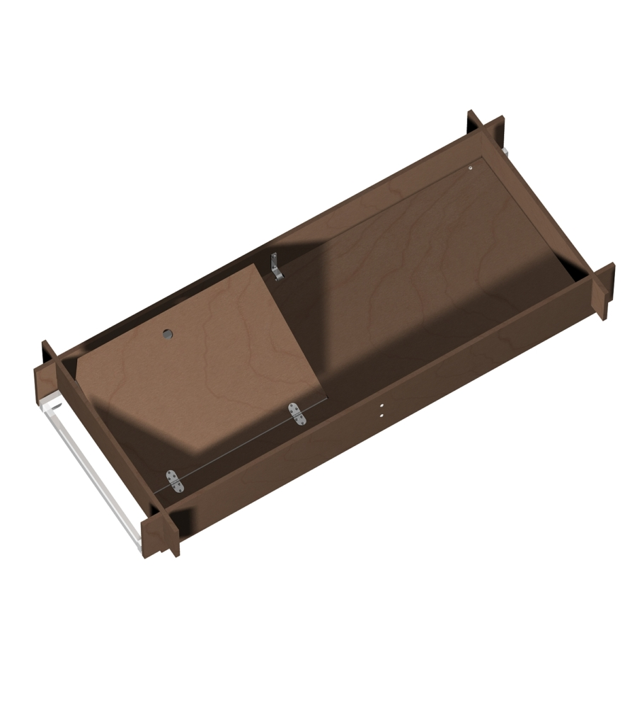 PIANO DI LAVORO CON BOTOLA PER PONTEGGIO GRIMEU75 - 165 X 60 CM