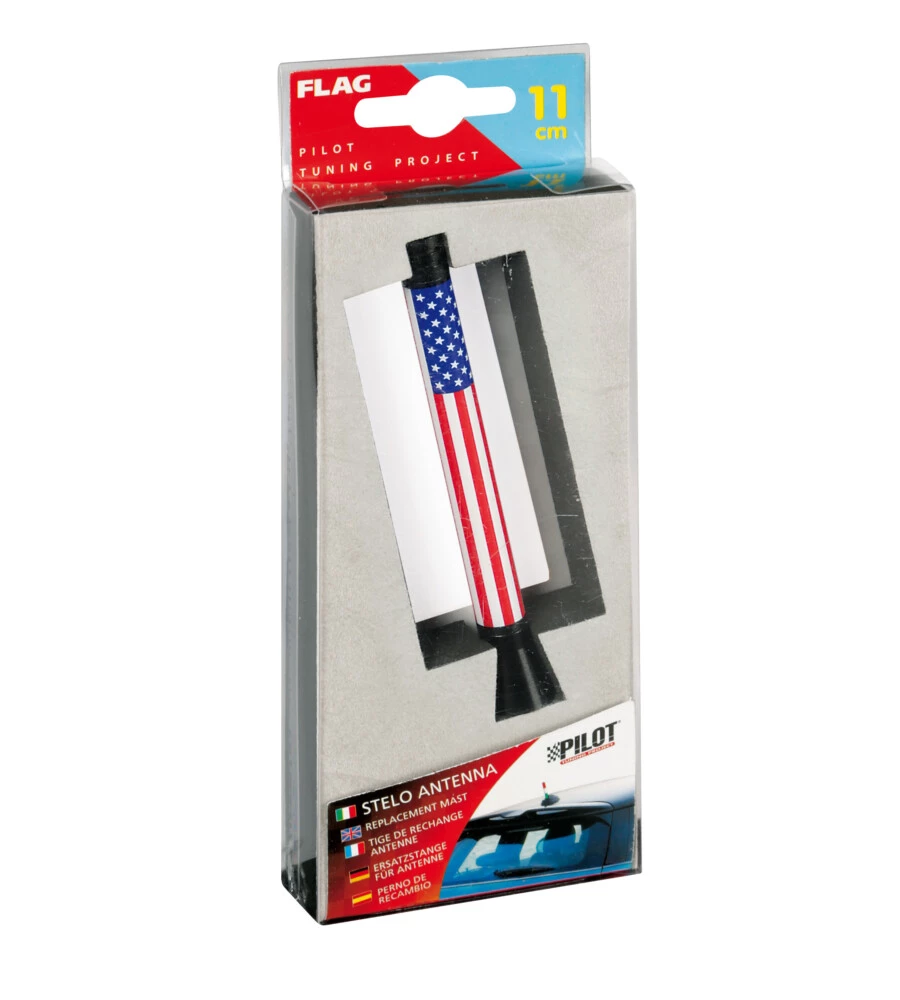 STELO ANTENNA FLAG - 11 CM - USA  40275