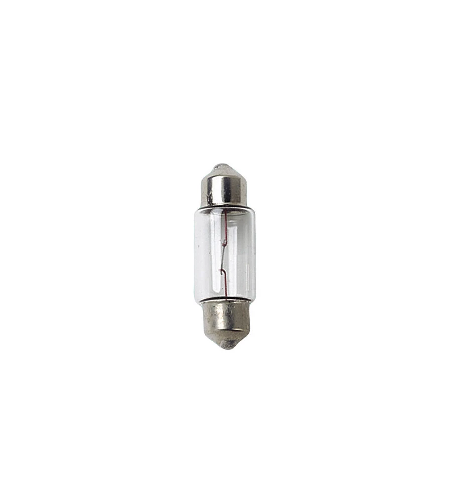 LAMPADA SILURO 12V - 11X31 MM - 10W - SV8,5-8 - 2 PZ  - D/BLISTER  58113