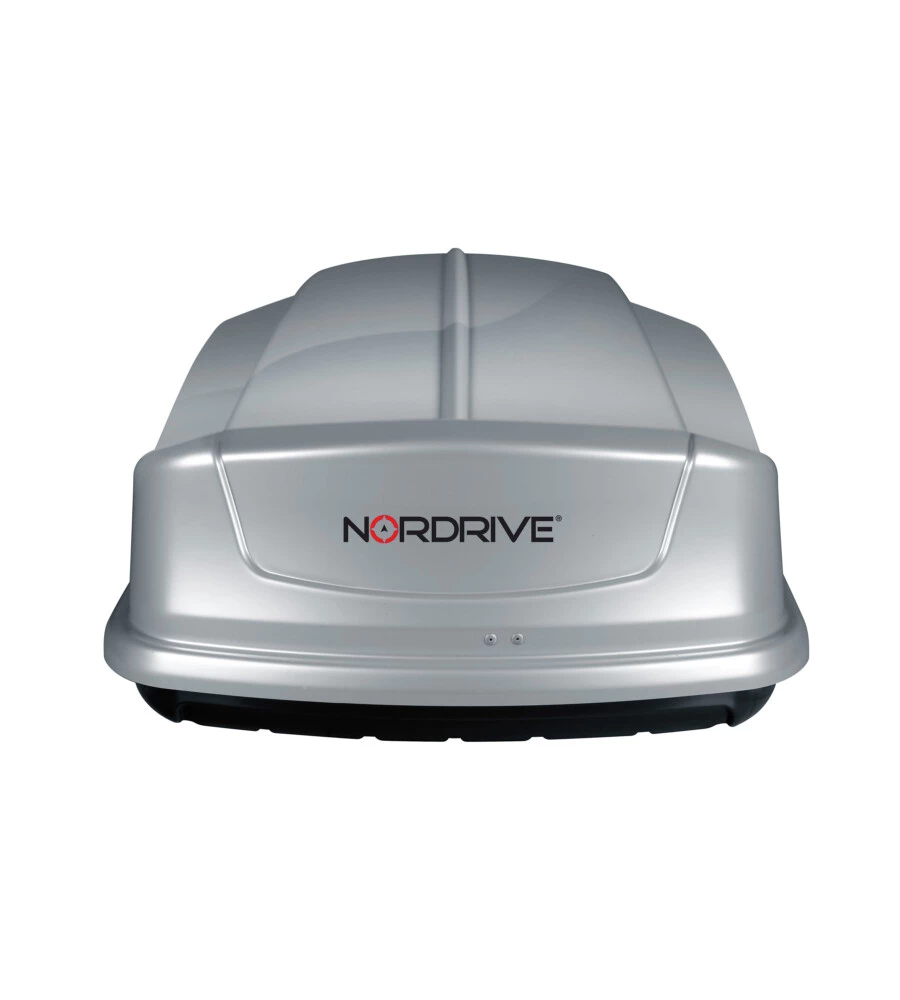 BOX TETTO PER AUTO 630 LITRI IN ABS ARGENTO LUCIDO - N60026