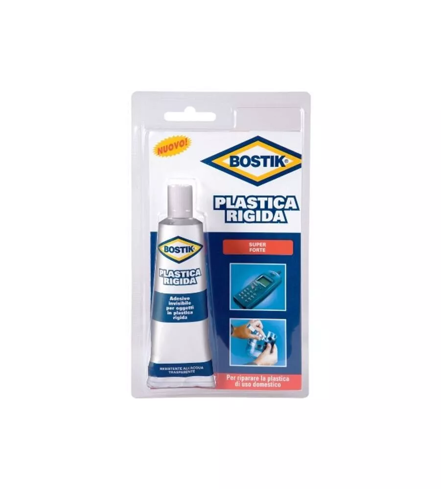 BOSTIK ADESIVO PLASTICA RIGIDA - 50 GRAMMI.