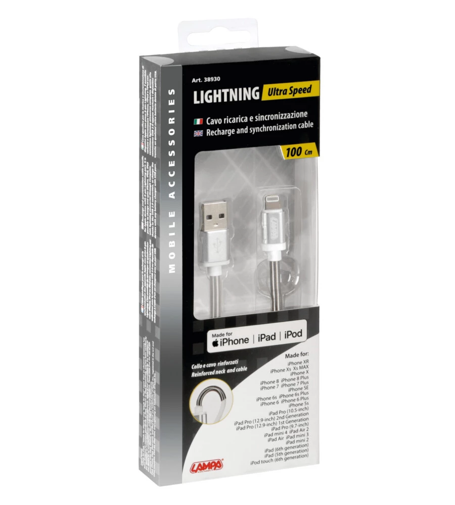 CAVO USB LIGHTNING - 100 CM - BIANCO  38930