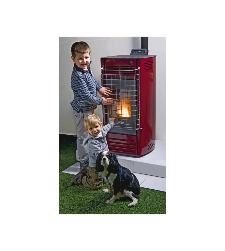 GRIGLIA UNIVERSALE SALVA USTIONI PER STUFE A LEGNA ED A PELLET - 49x34.5Hx14 CM.
