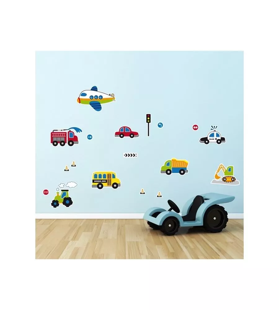 ADESIVO MURALE "TRAFFIC" - AUTOMOBILI.