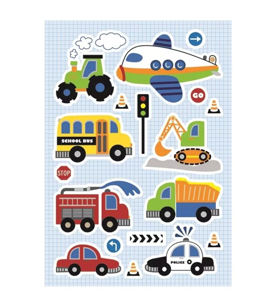 ADESIVO MURALE "TRAFFIC" - AUTOMOBILI.