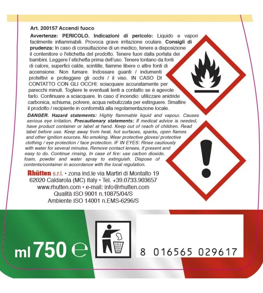 SPRAY ACCENDIFUOCO LEGNA E CARBONELLA "NEUTRON" 750 ML
