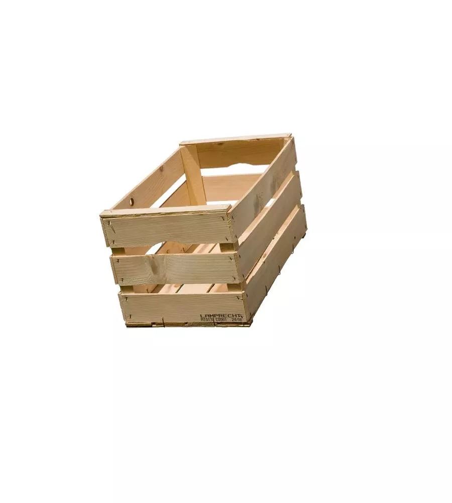 CASSETTA IN LEGNO MULTIUSO CON MANIGLIE, 30X50 CM