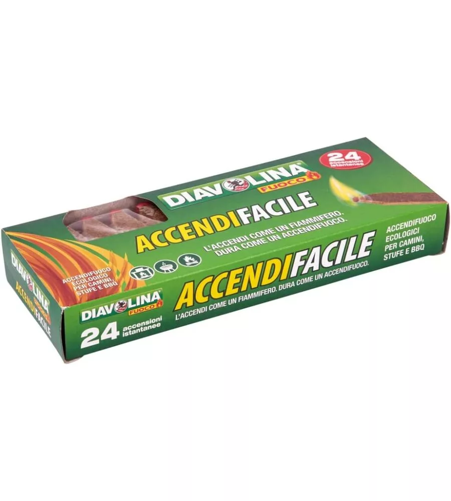 DIAVOLINA ACCENDIFACILE ECO 24 FIAMMIFERI