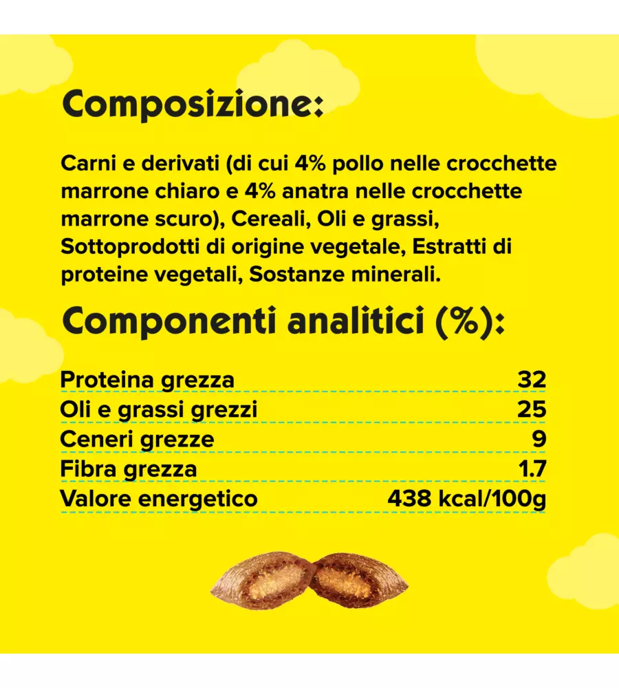 CATISFACTION MIX CON POLLO E ANATRA - 60 GRAMMI.