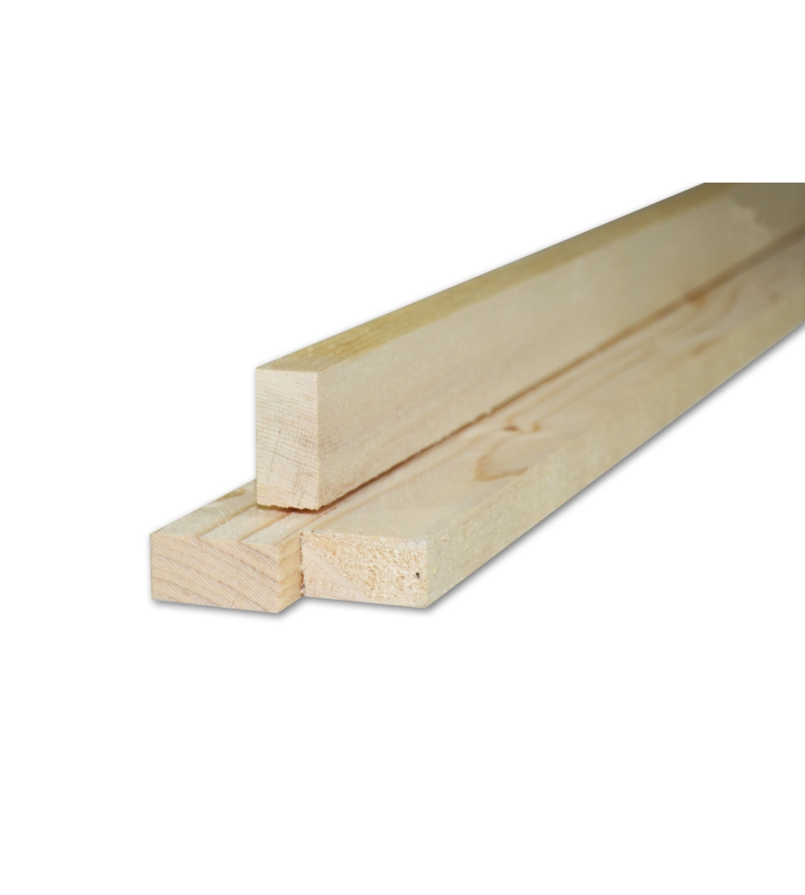 LISTELLO IN ABETE GREZZO 20 X 50 X 2000 MM