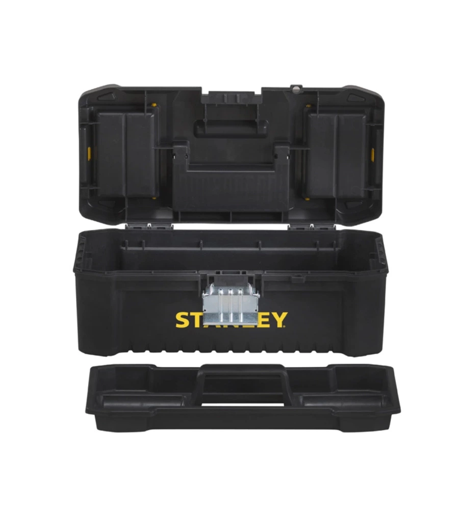 CASSETTA PORTA UTENSILI STANLEY "ESSENTIAL" CON CHIUSURA IN METALLO, 41X20X19,5 CM