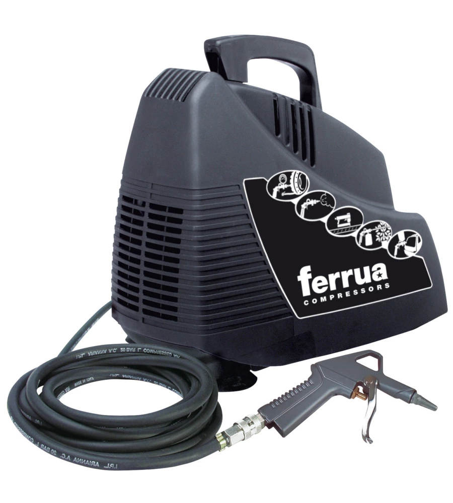 COMPRESSORE ARIA PORTATILE FERRUA "FAMILY" 1,5HP