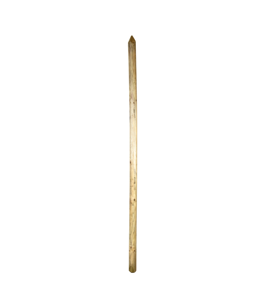 PALO DA GIARDINO CON PUNTA PER RECINZIONE 8X250 H CM