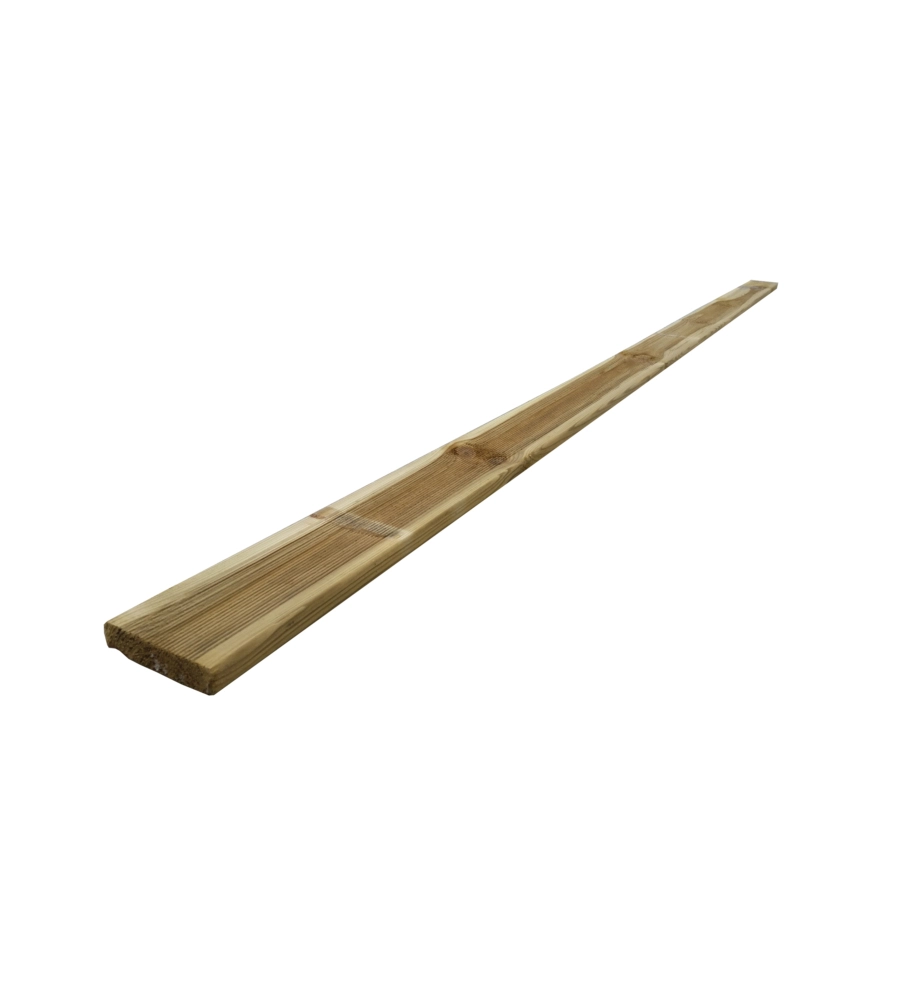 LISTONE DA GIARDINO IN LEGNO PER PAVIMENTO ZIGRINATO 21X95X2400 MM