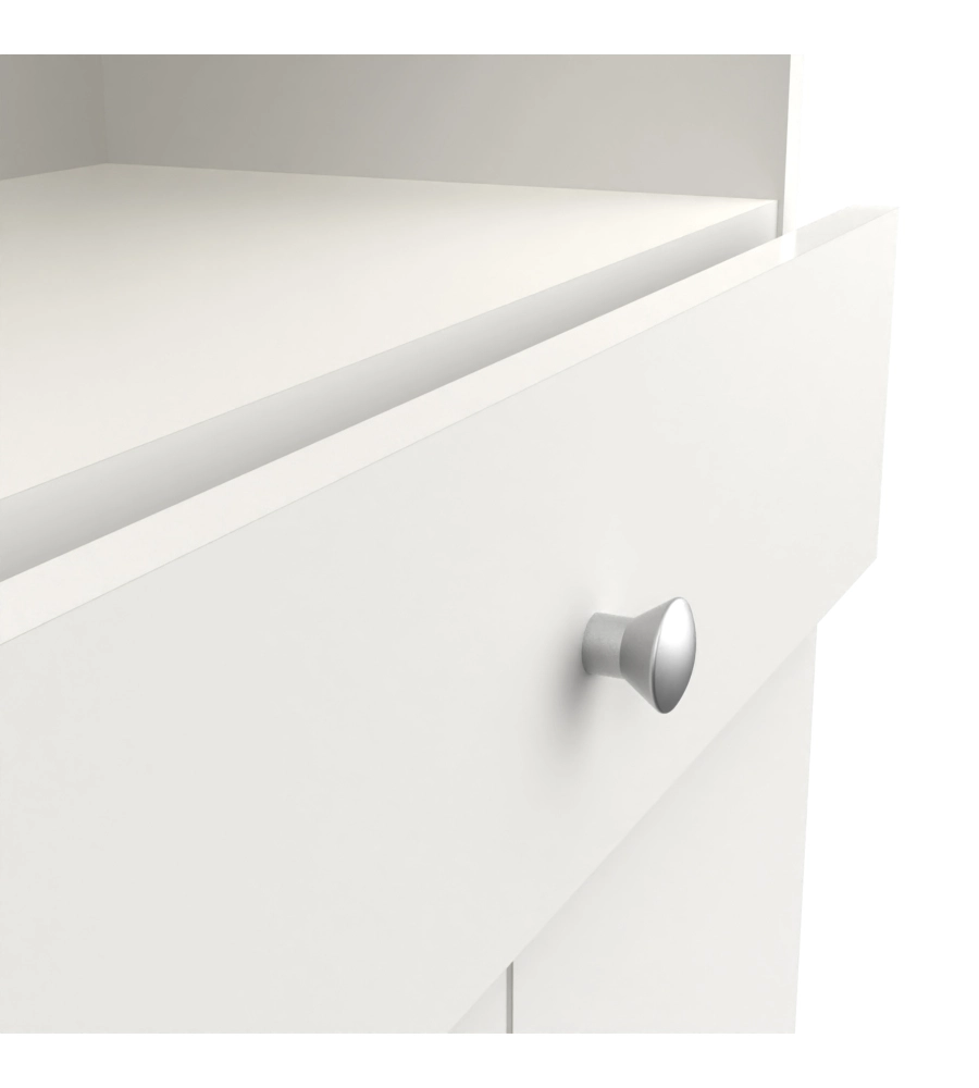 ARMADIO CON SPECCHIO "BIKINI" BIANCO, 82X32X180 CM