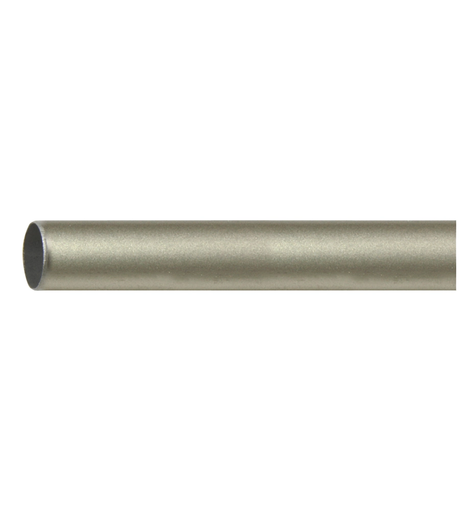 BASTONE PER TENDE - NUVOLE COLORE NICHEL DA 240 CM CON DIAMETRO 20 MM