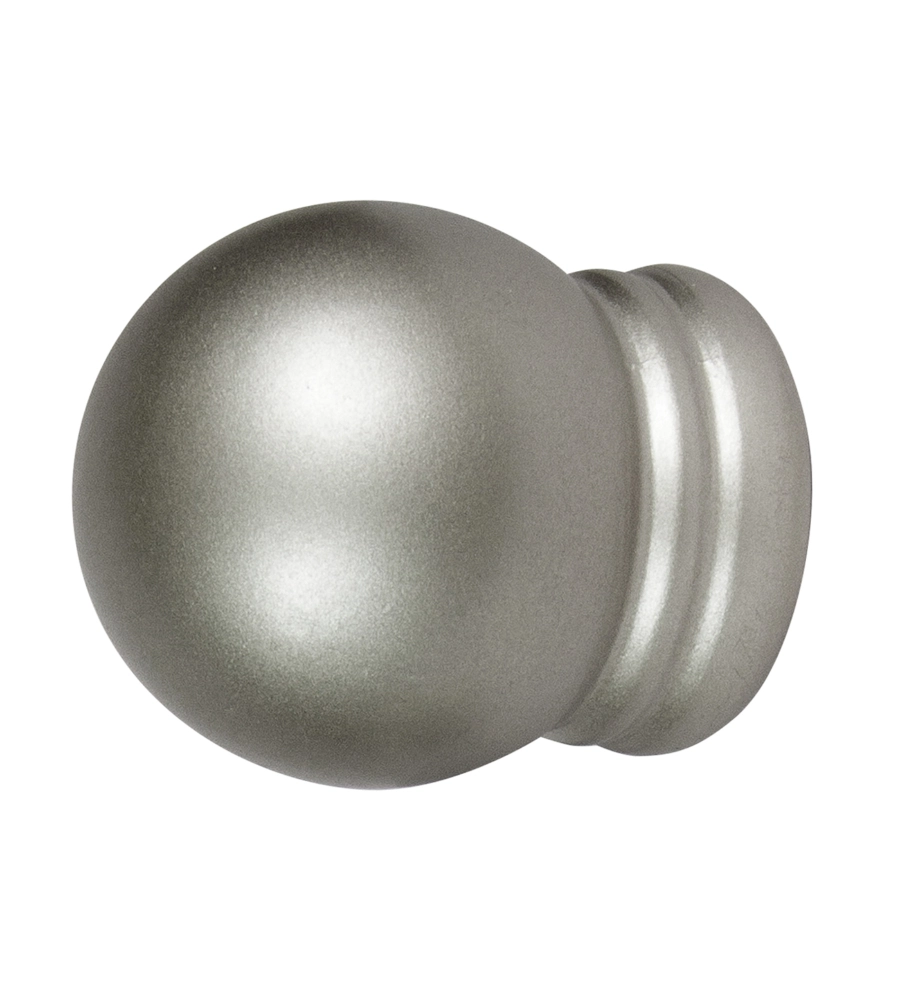 2 POMOLI NICHEL A BOCCIA TERMINALE PER TUBO TENDE DIAMETRO 20 MM