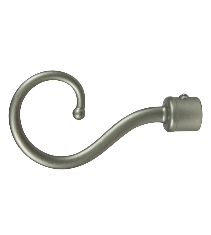 2 POMOLI NICHEL A RICCIOLO TERMINALE PER TUBO TENDE DIAMETRO 20 MM