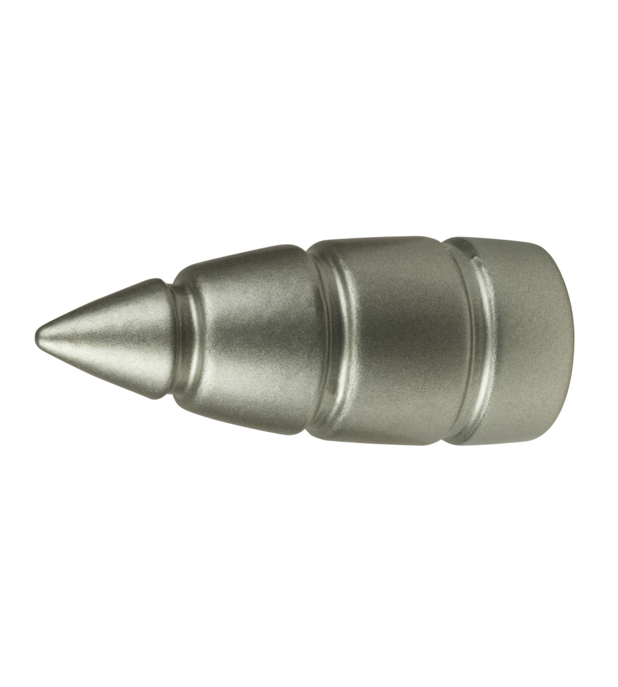 2 POMOLI NICHEL A OGIVA TERMINALE PER TUBO TENDE DIAMETRO 20 MM