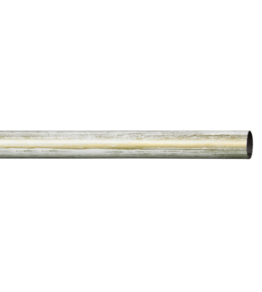 BASTONE PER TENDE - NUVOLE COLORE AVORIO ORO DA 200 CM CON DIAMETRO 20 MM
