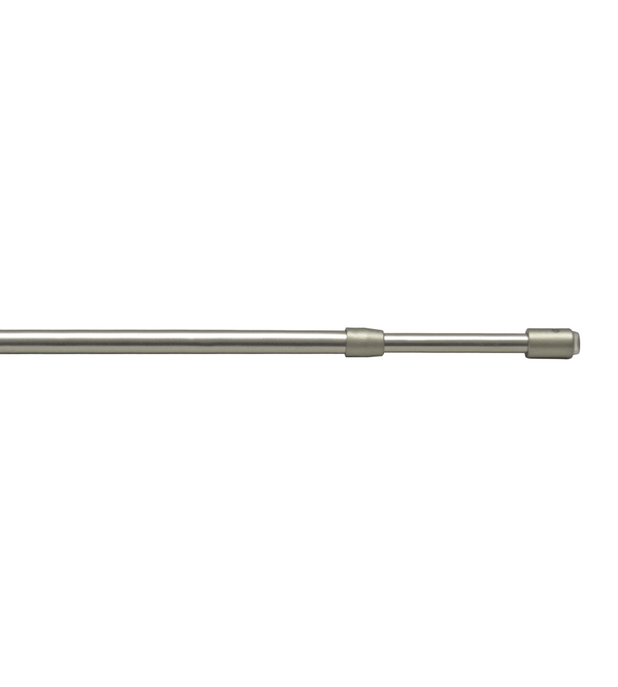ASTINA PER TENDINE TONDA COLORE NICHEL REGOLABILE ESTENSIBILE DA 70 A 110 CM